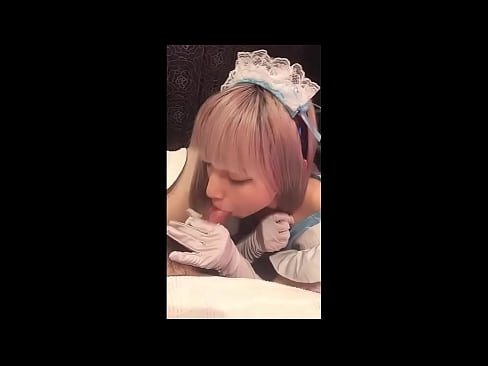 ❤️ Japonský idol [mayuka], kostým francúzskej slúžky, časť 1, fajčenie a honenie s pleťovým mliekom ❤️ Krásne porno na nás ❌️❤